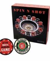 Drankspel drinkspel shot roulette met after shots viltjes